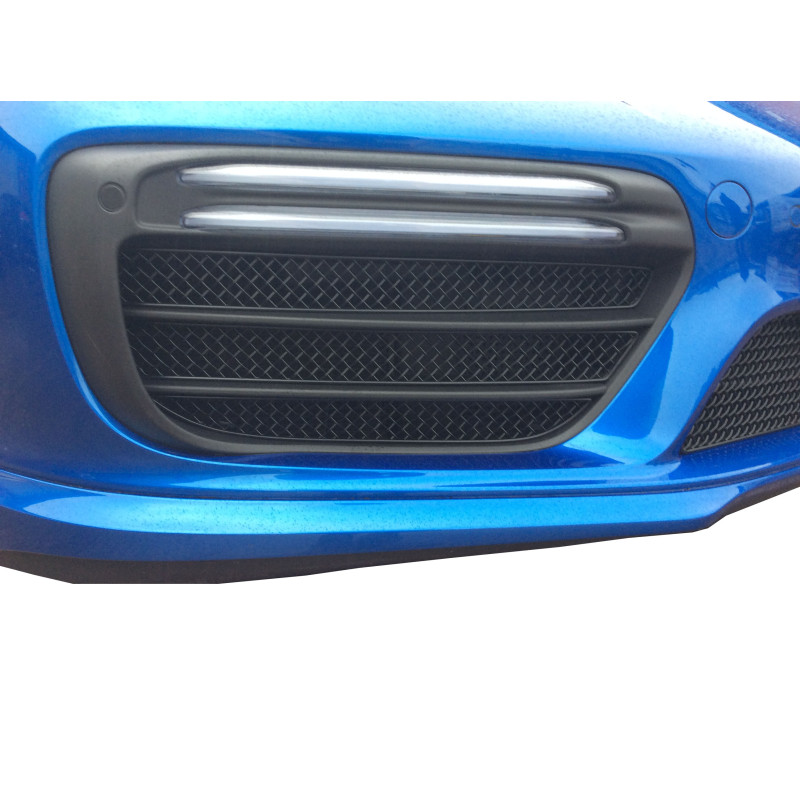 2017 - ACC Black Finish Zunsport Compatible With Porsche Carrera 991.2 GTS - Full Grille Set 